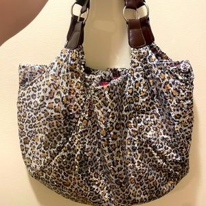 S GAL Leopard Print Sequins Bag